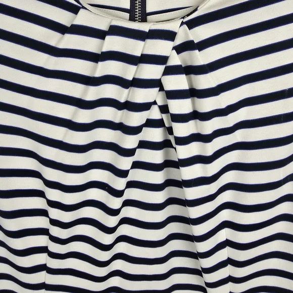 Kate Spade Navy and White Striped Sleeveless Dress Sz 10 - Picture 5 of 11